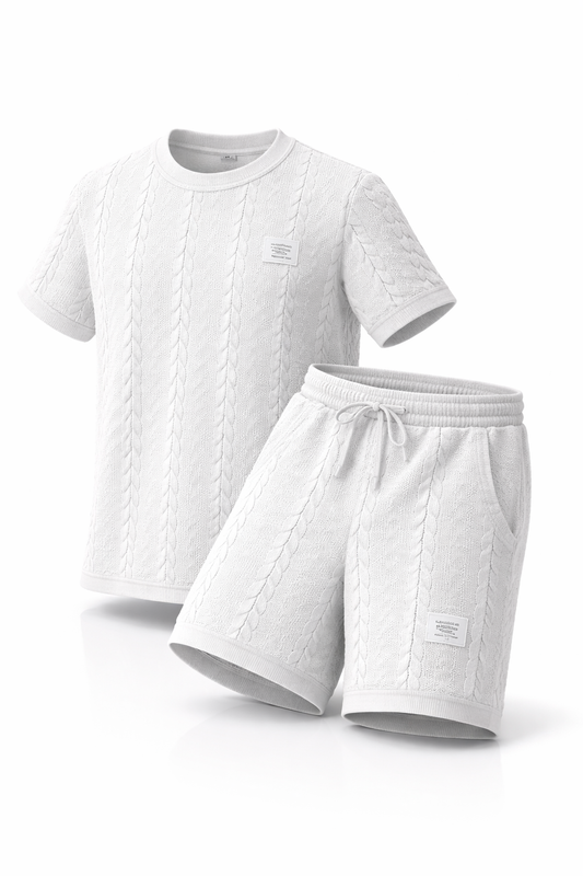 Valea Textured Set White