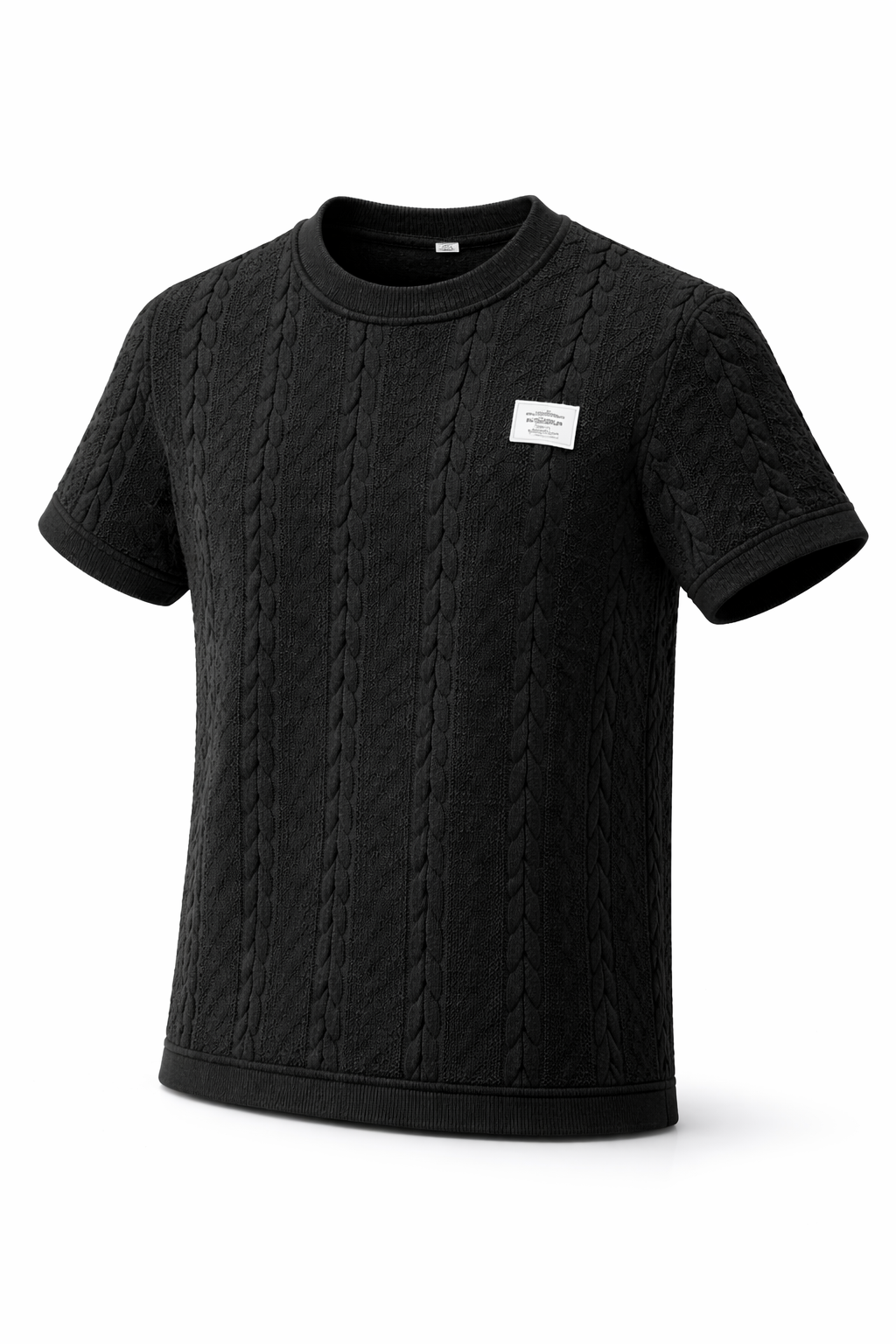 Valea Textured T-Shirt White